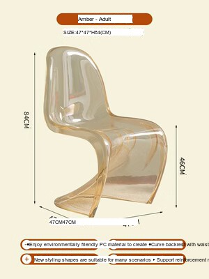 NIYE Alborz Sleek Modern Acrylic High Chair from NIYE
