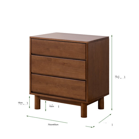 BAIYA SHUNAN Haruki Elegant Solid Wood Storage Cabinet from BAIYA SHUNAN