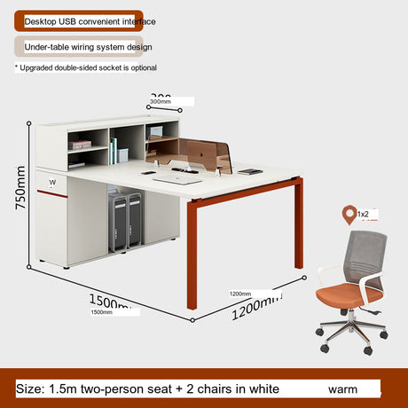 MUTINI Calypso Minimalist Ergonomic Office Desk Set from MUTINI