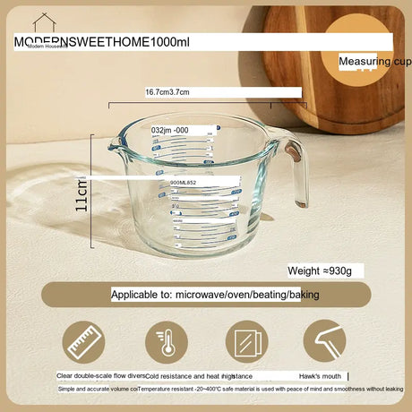 MH Alhambra Ultra-Precise Heat-Resistant Measuring Cup Set from MH