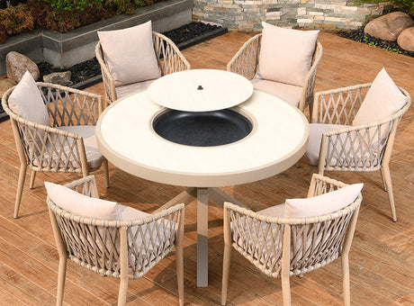 MOJIA Eirik Scandinavian Outdoor Lounge Chair for Serene Spaces from MOJIA