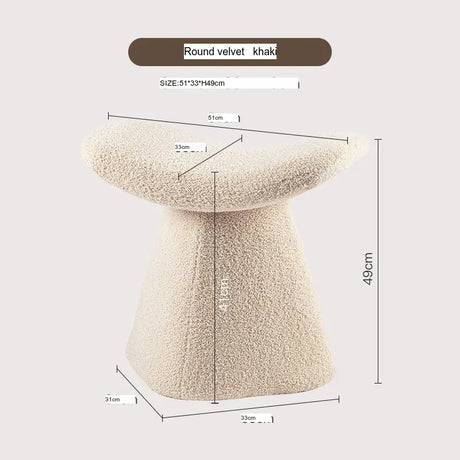 MOXER Isola Chic Leather Dressing Stool from MOXER