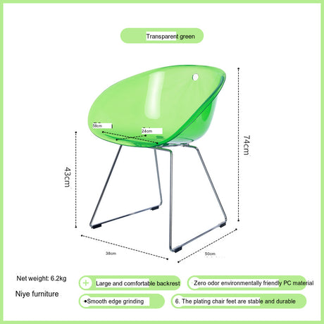NIYE Elowen Modern Chic Acrylic High Chair from NIYE