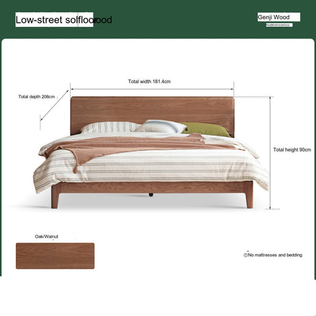 GENJI Aiko Sleek Modern Minimalistic Sun Tanoil Double Furniture from GENJI