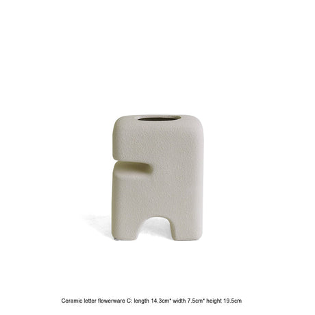 VAVINCI Elowen Minimalist Abstract Geometric Ceramic Ornaments from VAVINCI