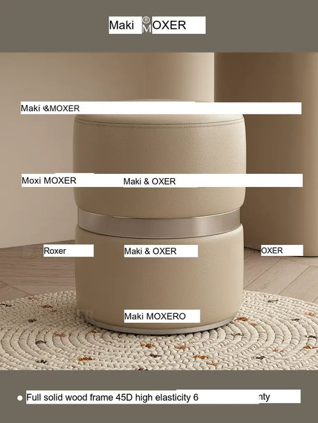 MOXER Kairo Elegant Rotating Makeup Stool from MOXER