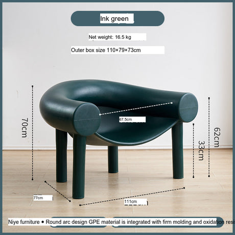 NIYE Yamaguchi Modern Cozy Design Horseshoe Chair from NIYE