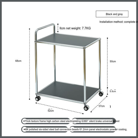 NIYE Callidora Versatile Multi-Layer Dining Cart from NIYE