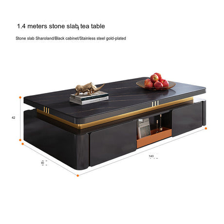 QUANMU Elowen Sleek Modern Coffee Table from QUANMU