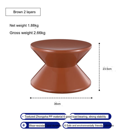NIYE Ashtoria Chic Hourglass Design Small Stool from NIYE
