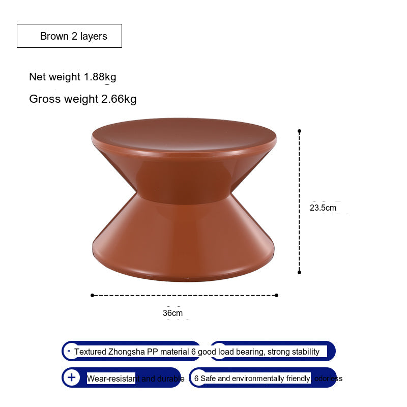 NIYE Ashtoria Chic Hourglass Design Small Stool from NIYE