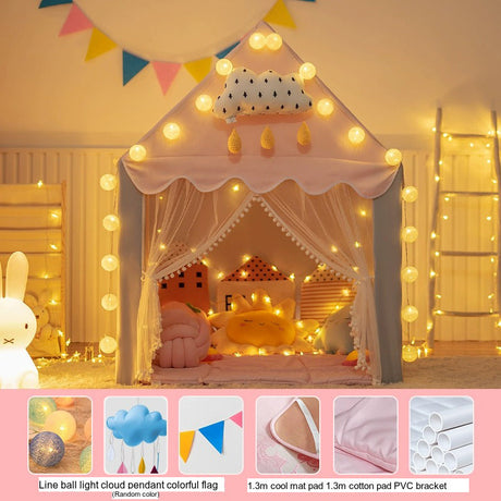 LITTLE DOVE Elowen Enchanted Indoor Playhouse Tent from LITTLE DOVE