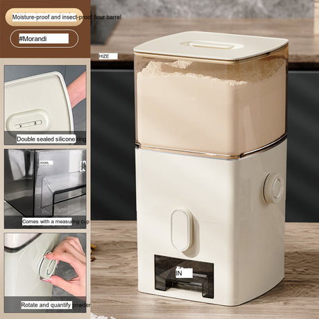 BOER Hokkaido Insect-Proof Moisture-Sealing Rice Container. from BOER