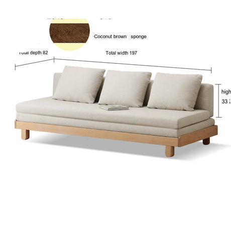 GENJI Kairo Minimalist Natural Wood Sofa Folding Tatami from GENJI