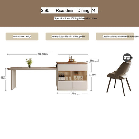 QUANMU Azura Versatile Modern Dining Table from QUANMU
