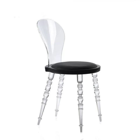 NIYE Isolde Chic Transparent Dining Stool from NIYE