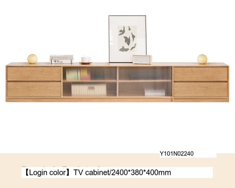 GENJI Santiago Elegant Solid Wood TV Cabinet Combo from GENJI