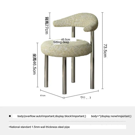 SOOGOOD Isolde Luxurious Minimalist Dining Chair from SOOGOOD