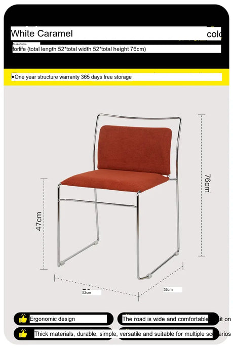 ABOUT WHITE Lysander Sleek Modern Dining Chair from ABOUT WHITE