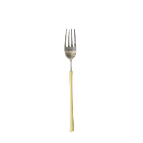 MOMO'S TALK Santiago Stylish Yellow Stainless Steel Fork Set from MOMO'S TALK