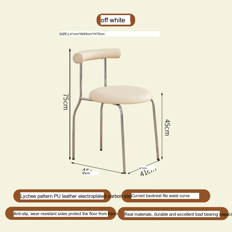 NIYE Astrid Elegant Vintage Leisure Dining Chair from NIYE