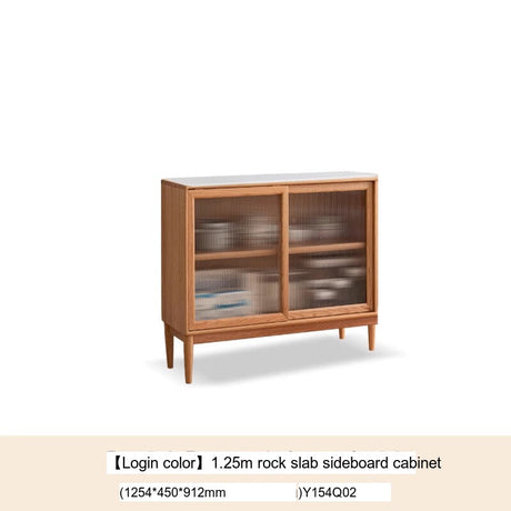 GENJI Akihiro Elegant Solid Wood High Cabinet from GENJI