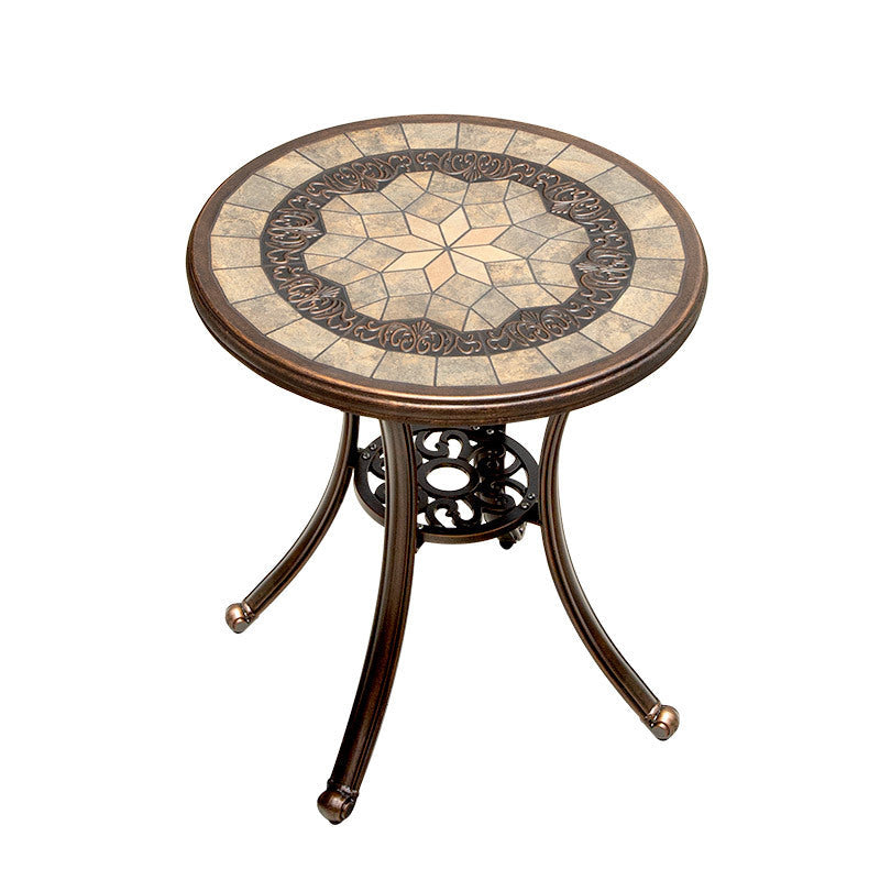 ZIYE Fujiko Elegant Wrought Iron 3-Piece Coffee Table Set from ZIYE