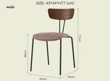 LAZYSPACE Benjamin Industrial Wind Dining Chair from LAZYSPACE