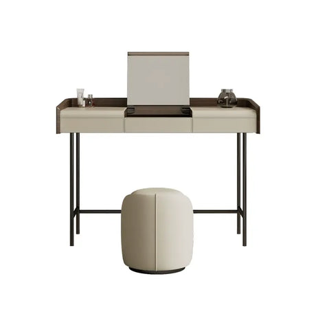 GEPH Ava Minimalistic Cream Dressing Table from GEPH