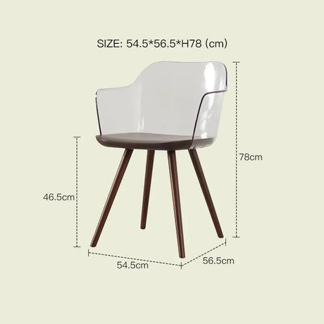 LAZYSPACE Evelyn Acrylic Highchair from LAZYSPACE