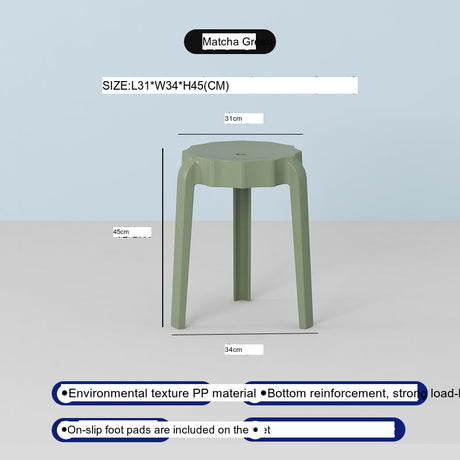 THOUGHTS Aisling Durable Lightweight Round Stool from THOUGHTS