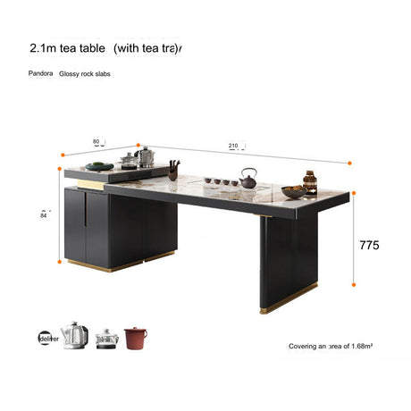 QUANMU Santiago Elegant Modern Tea Table Set from QUANMU