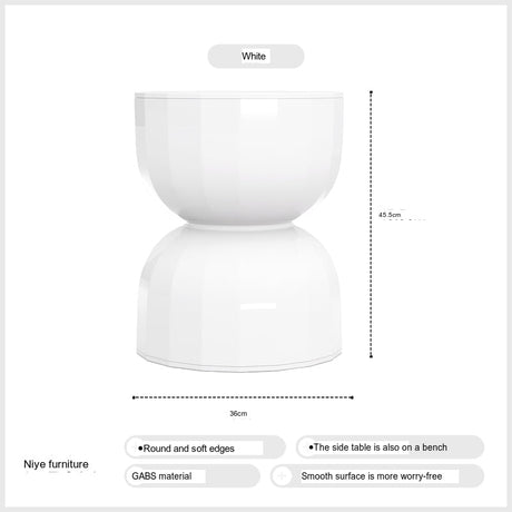 NIYE Kyoto Artisan Hourglass Side Table - Compact, Stylish, Versatile from NIYE