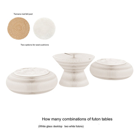 SHIBA Santiago Compact Folding Round Stool - Creative Space-Saving Design from SHIBA