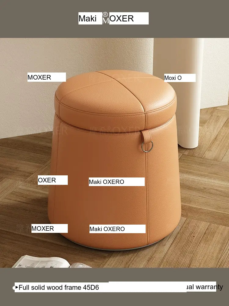 MOXER Lucinda Elegant Light Luxury Makeup Stool from MOXER