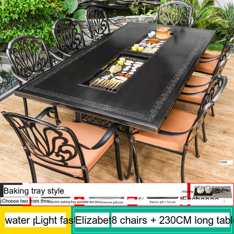 MOJIA Vesper Family-Size Electric BBQ & Hot Pot Table for Shared Dining from MOJIA