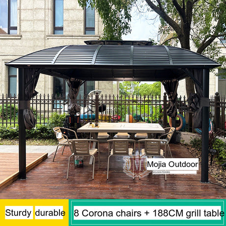 MOJIA Callista Aluminum Outdoor Lounge Chair for Modern Villas from MOJIA