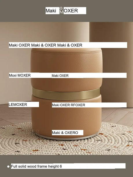 MOXER Kairo Elegant Rotating Makeup Stool from MOXER