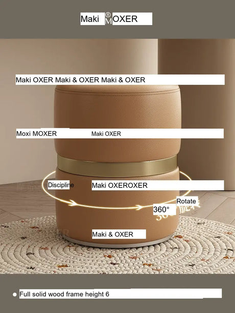 MOXER Kairo Elegant Rotating Makeup Stool from MOXER