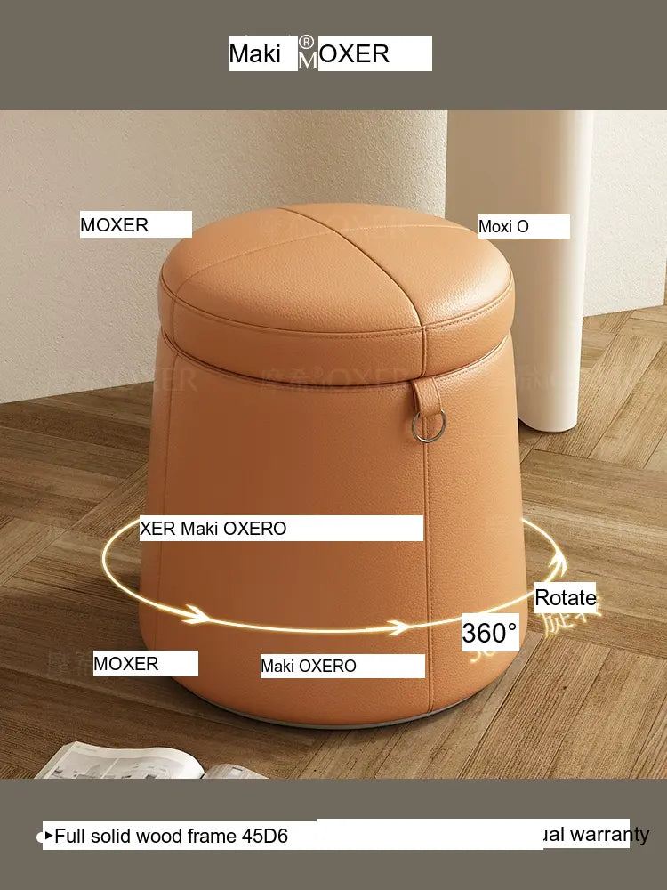 MOXER Lucinda Elegant Light Luxury Makeup Stool from MOXER