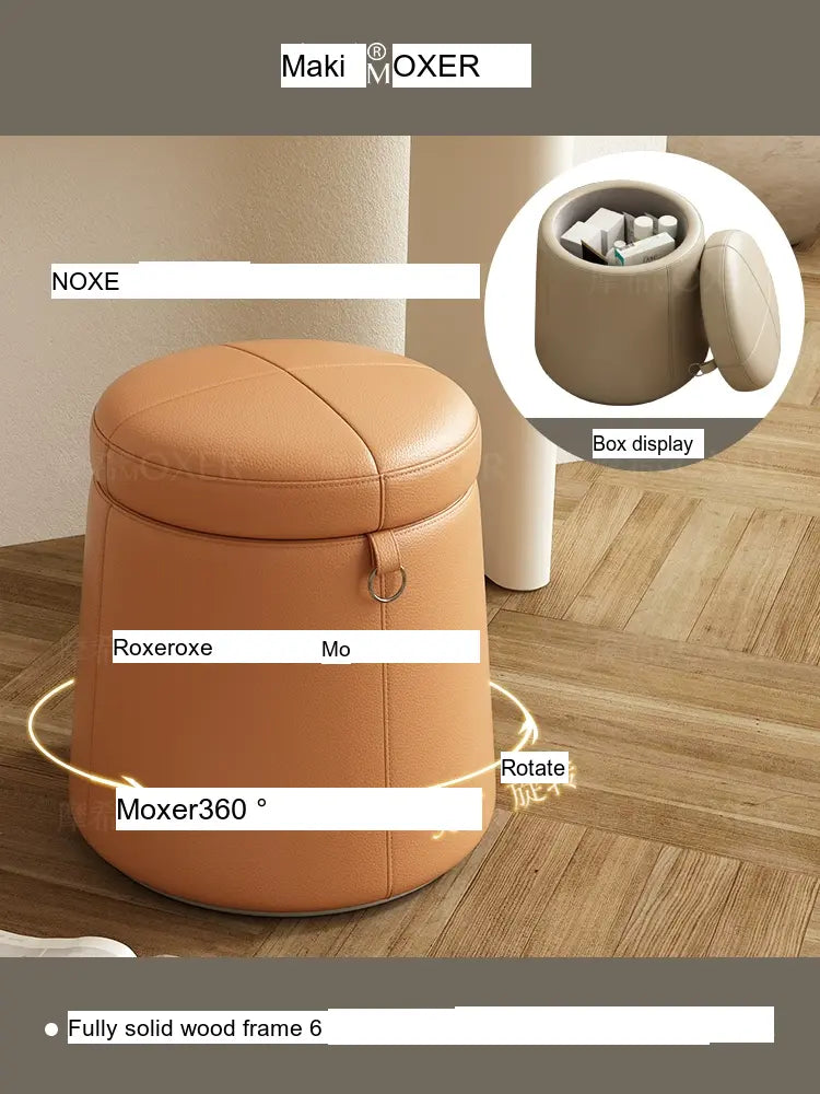 MOXER Lucinda Elegant Light Luxury Makeup Stool from MOXER