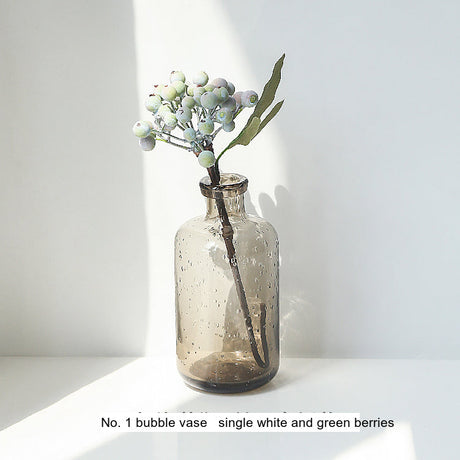 LIVETAI Elowen Elegant Transparent Floral Vase from LIVETAI