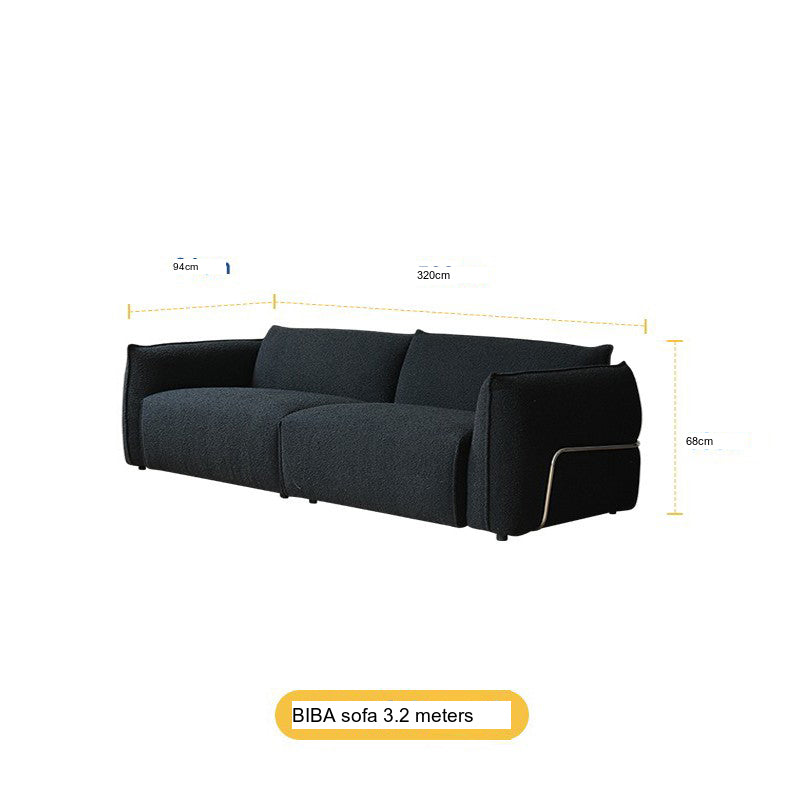 HANKE Elowen Stylish Minimalist Black Sofa from HANKE