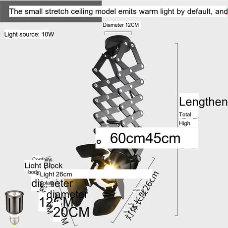 MODENG Spotlight Industrial Retro Ceiling Bar Light from MODENG