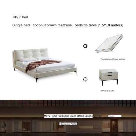 MOYU Elowen Sleek Compact Minimalist Bed from MOYU