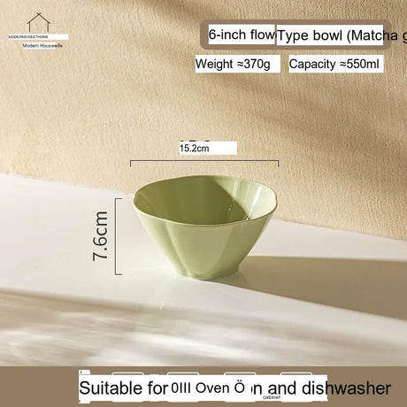 MH Isadora Elegant Ceramic Ramen Bowl Set. from MH