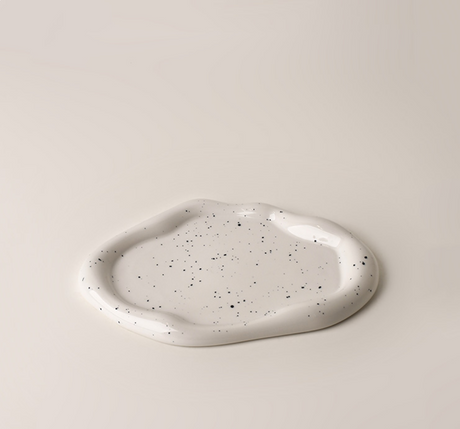 NICEMOON Ava Silver Fruit Dinner Plate from NICEMOON