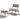 RATTAN SPACE Elowen Rustic Scandinavian Leisure Coffee Table Set from RATTAN SPACE
