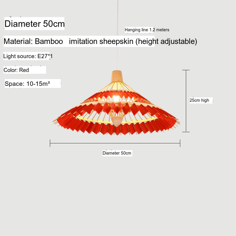 BOJI Yuzuki Elegant Woven Ceiling Lamp - Chinese Style Living Room Light. from BOJI