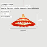 BOJI Yuzuki Elegant Woven Ceiling Lamp - Chinese Style Living Room Light. from BOJI